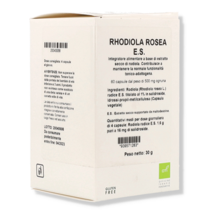 Rhodiola Rosea ES OTI 60 Capsules of 500mg