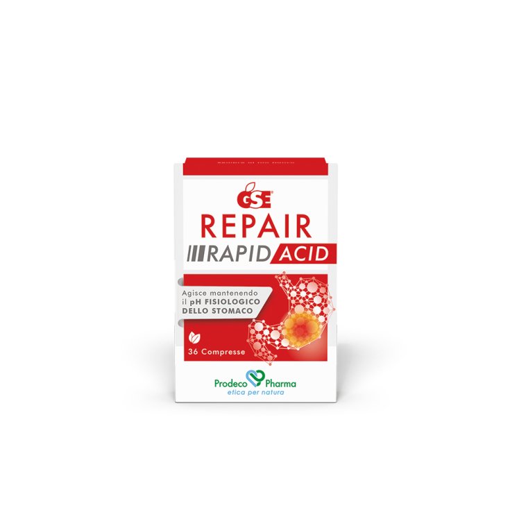 GSE REPAIR RAPID ACID Prodeco Pharma 36 Tablets