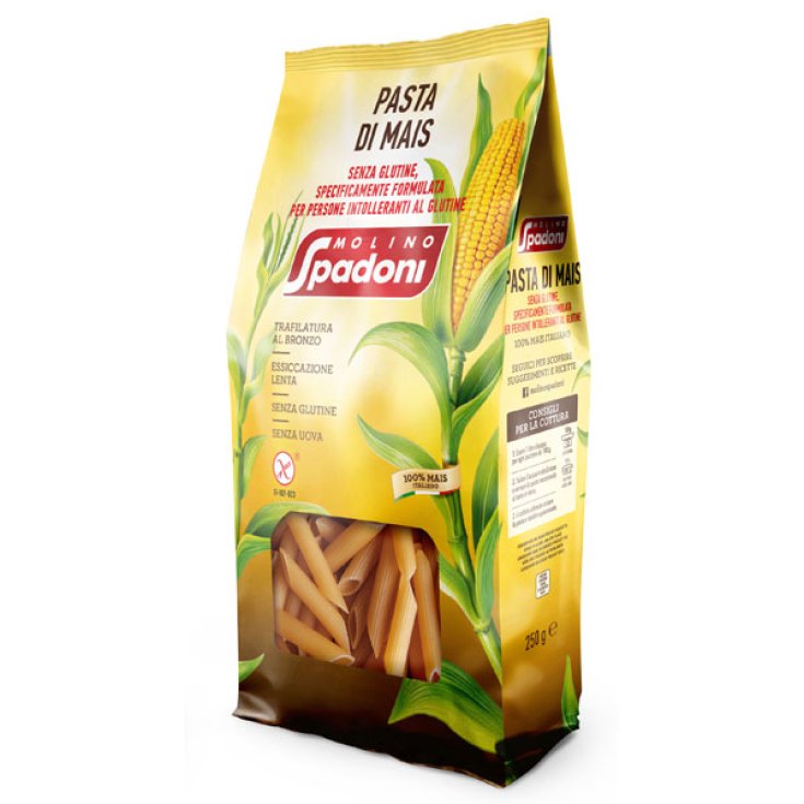 Molino Spadoni Corn Pasta 100% Gluten Free Penne Rigate 500g