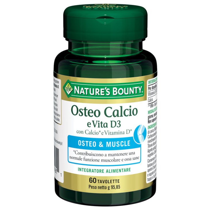 Osteo Calcium D3 Food Supplement 60 Tablets