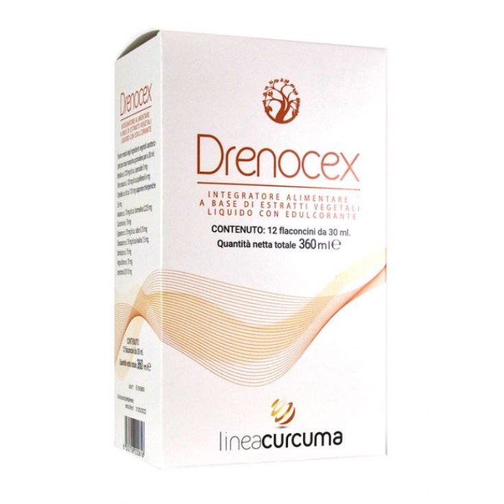 Curcuma Drenocex Line Food Supplement 12 Bottles