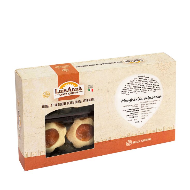 Luisanna Margherite With Organic Apricot Jam 180g