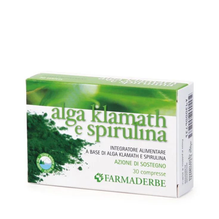Farmaderbe Alga Klamat Spirulina Food Supplement 30 Tablets