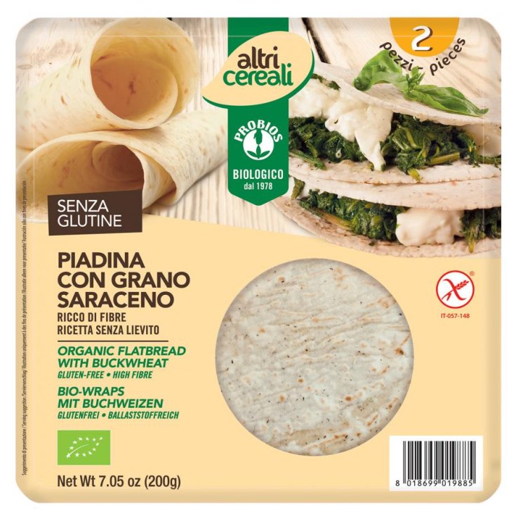 Other Cereals Piadina With Buckwheat Probios 200g