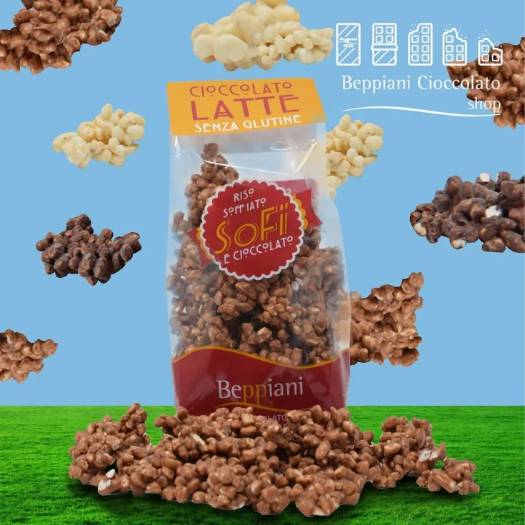Sofi 'Puffed Rice Milk Chocolate Gluten Free 18x90g