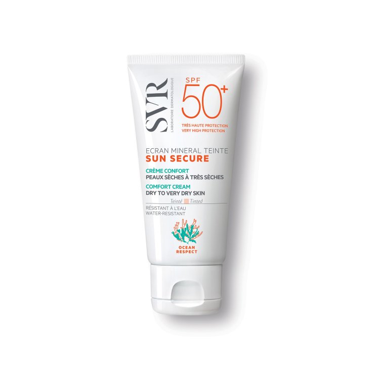 SUN SECURE Ecran Mineral Teinté Dry Skin SPF50 + SVR 50ml