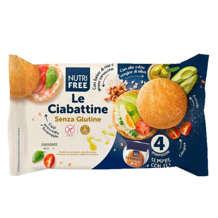 Nutrifree The Gluten Free Ciabattine 4x50g