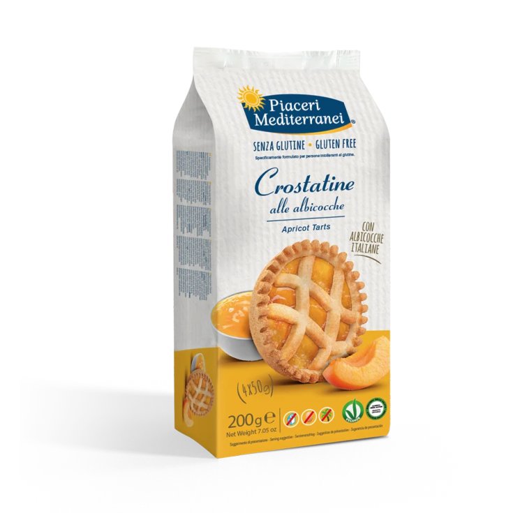 Piaceri Meditteranei Apricot Tartlets Gluten Free 4x50g