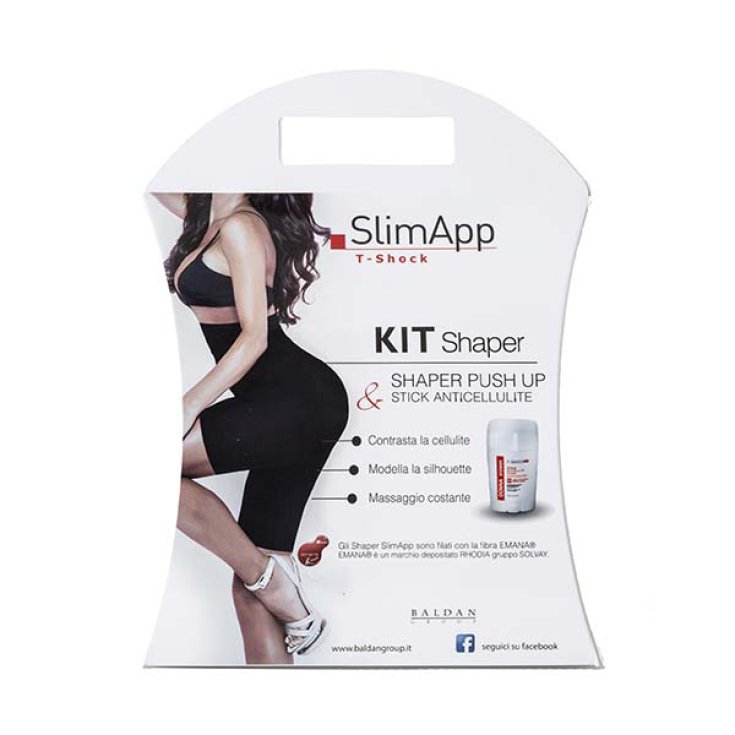 Baldan SlimApp T-Shock Kit Shaper Push Up Size M + Anti-cellulite Stick