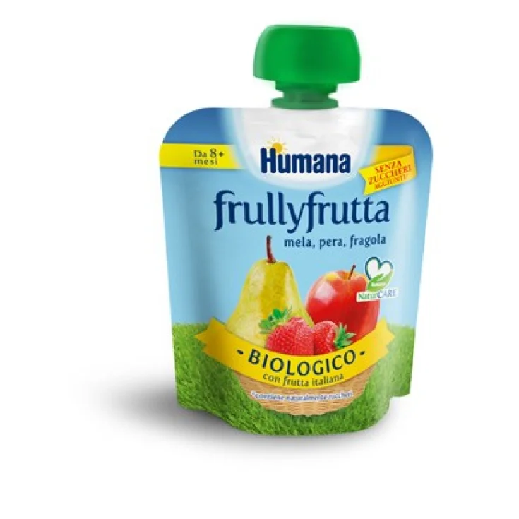 Frullyfrutta Apple Pear Strawberry Humana 90g