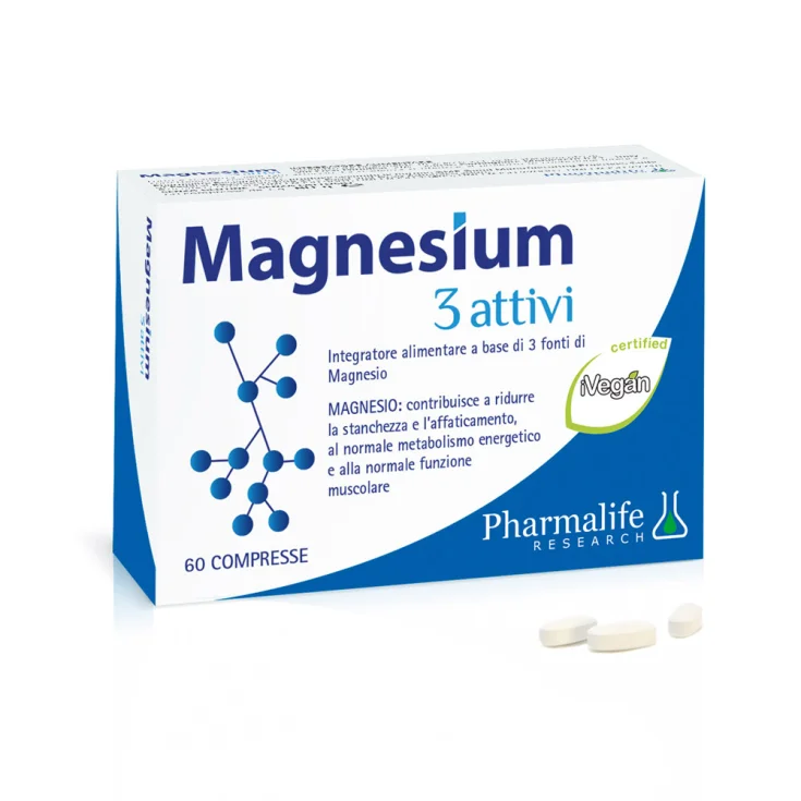 Pharmalife Magnesium 3 Active Food Supplement 45 Tablets