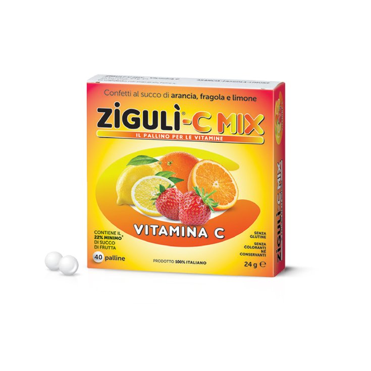 Falqui Ziguli-C Mix Vitamins 40 Balls 24g