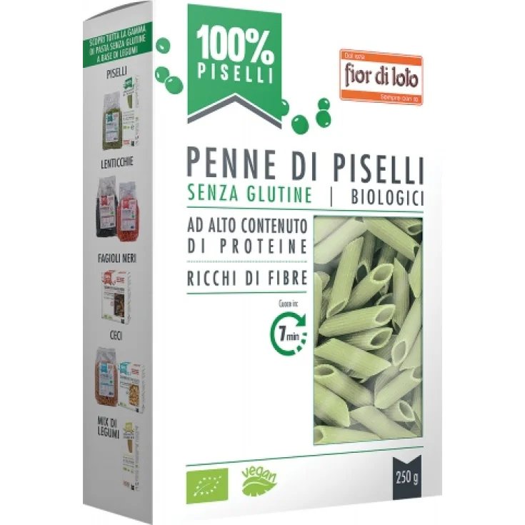 Fior Di Loto Gluten Free Green Pea Penne 250g