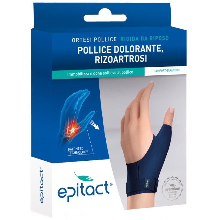 Qualifarma Epitact Right Hand Rigid Thumb Orthosis Size M