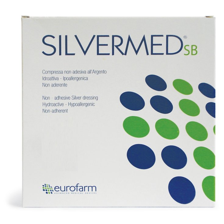 Eurofarm Silvermed Sb Sterile Dressing In Micronized Silver Size 10x20 3 pieces