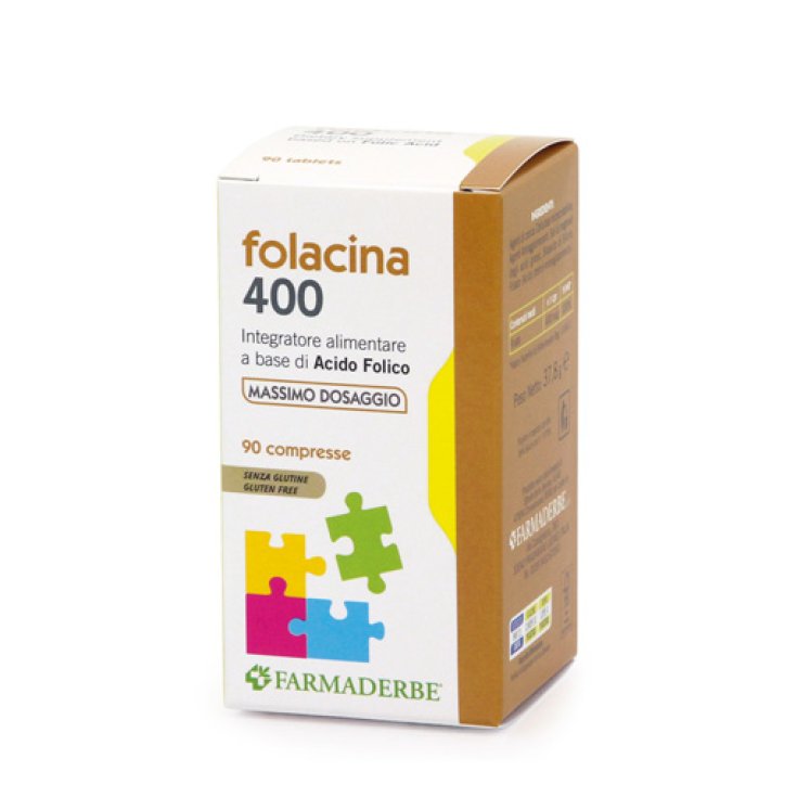 Farmaderbe Folacina B9 Food Supplement 90 Tablets