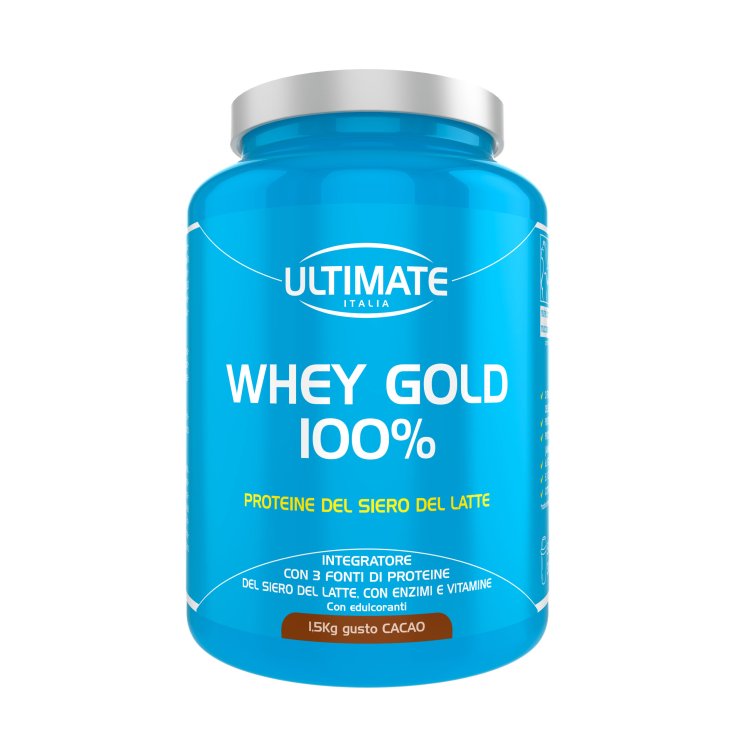 Ultimate Sport Whey Gold 100% Cocoa Taste Food Supplement 1,5Kg