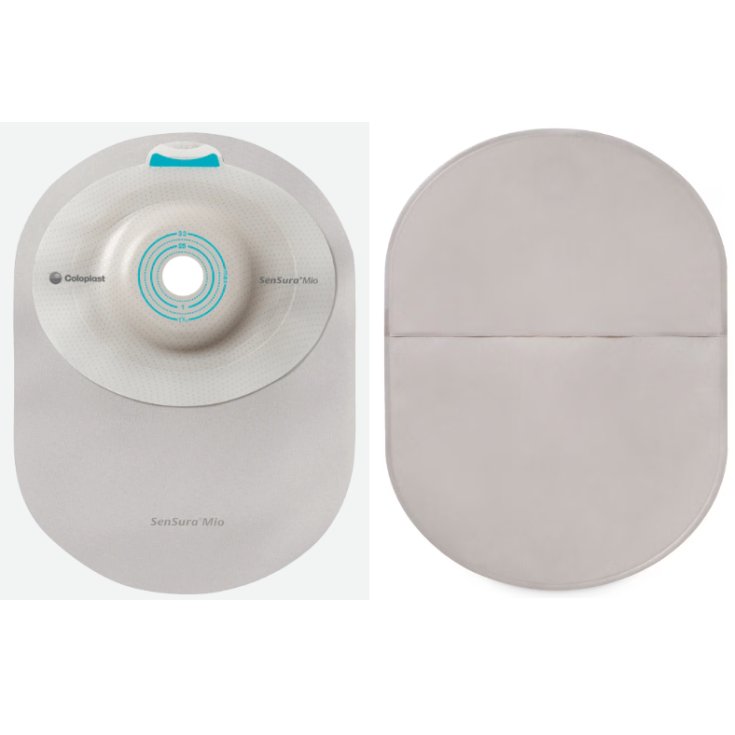 Coloplast SenSura® Mio Convex SOFT Closed Opaque Bag for Colostomy Size Hole 15-33 1 Piece