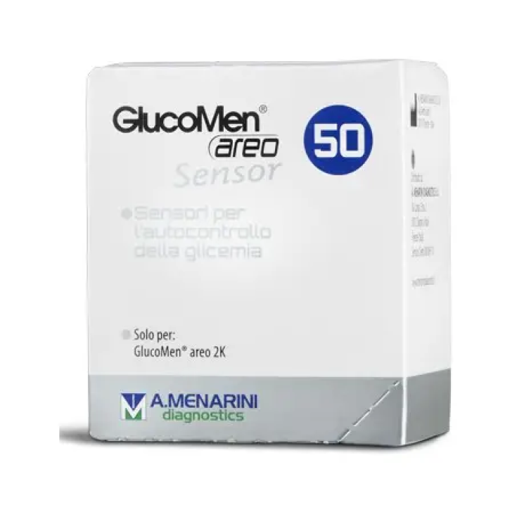 A. Menarini Diagnostics GlucoMen Areo Sensor Strips For Blood Glucose Measurement 50 Pieces