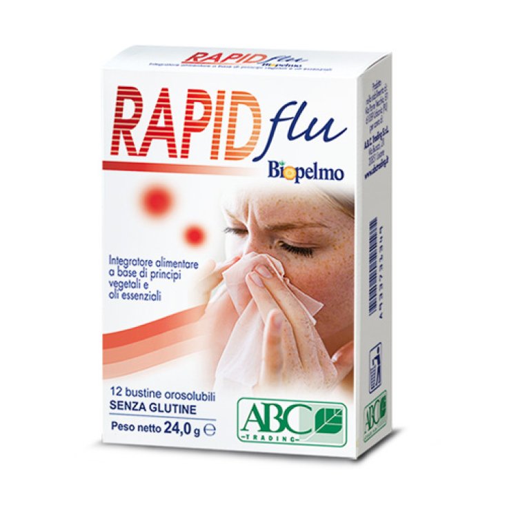 Rapid Flu Biopelmo Food Supplement 12 Sachets