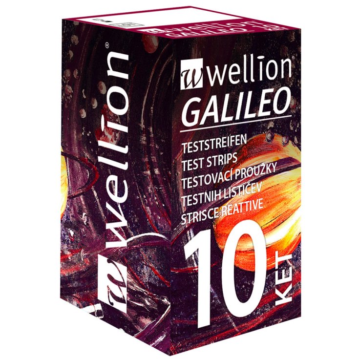 Wellion Galileo Ketone Test Strips 10 Ketone Measurement Tests