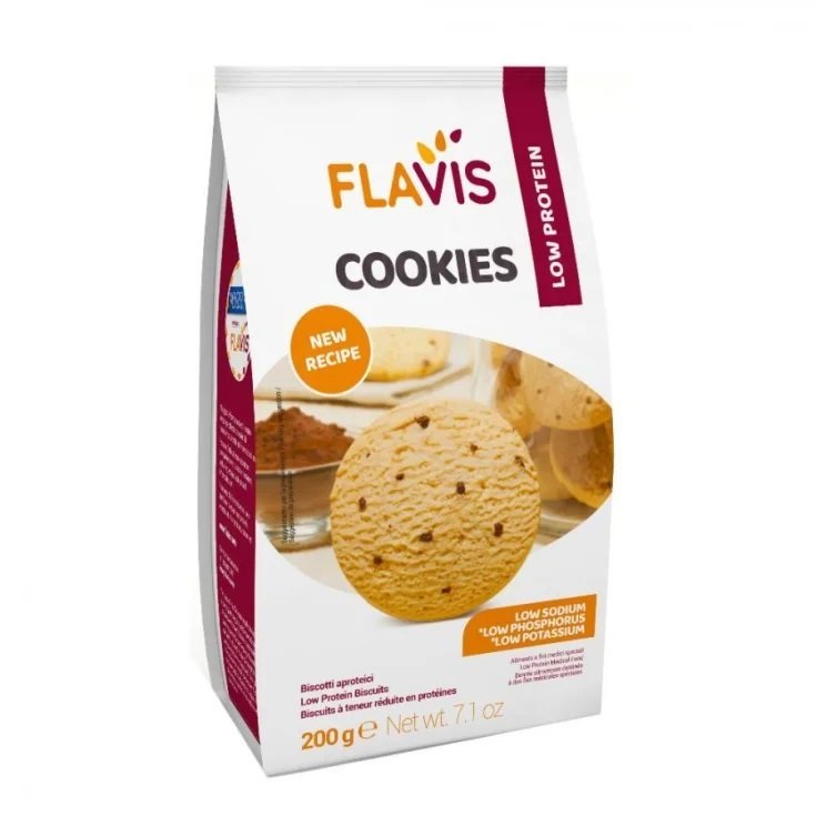 Flavis Cookies With Chocolate Drops Non-Protein Biscuits 200g