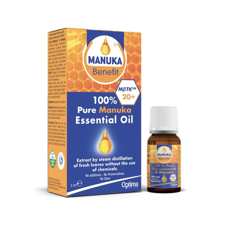 Pure Manuka Essential Oil 100% Manuka Benefit® Optima Naturals 5ml