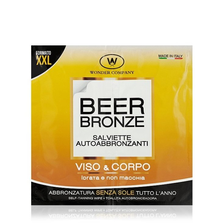 LR Wonder Company Beer Bronze Self Tanning Wipes 2 Pieces