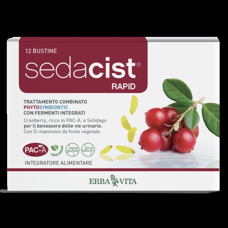 Erba Vita Group Sedacist Rapid Food Supplement 6 + 6 Sachets