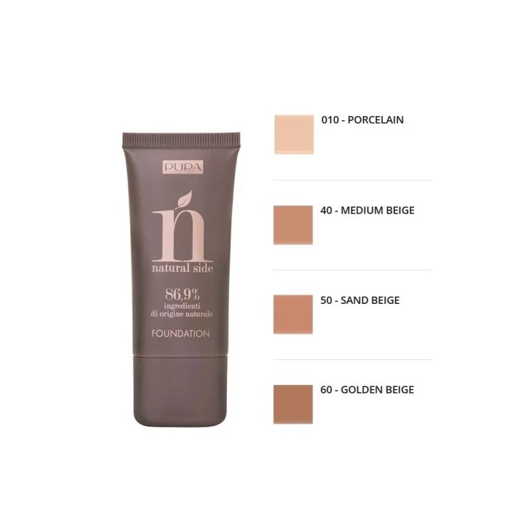 Pupa Natural Side Fluid Foundation Perf