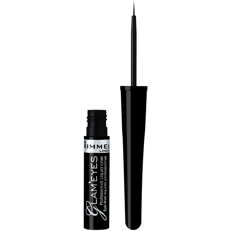 RIMMEL EYE LINER LIQ 001 BLACK