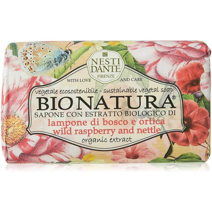 Nesti Dante Bio Natura Raspberry And Nettle Soap 250g