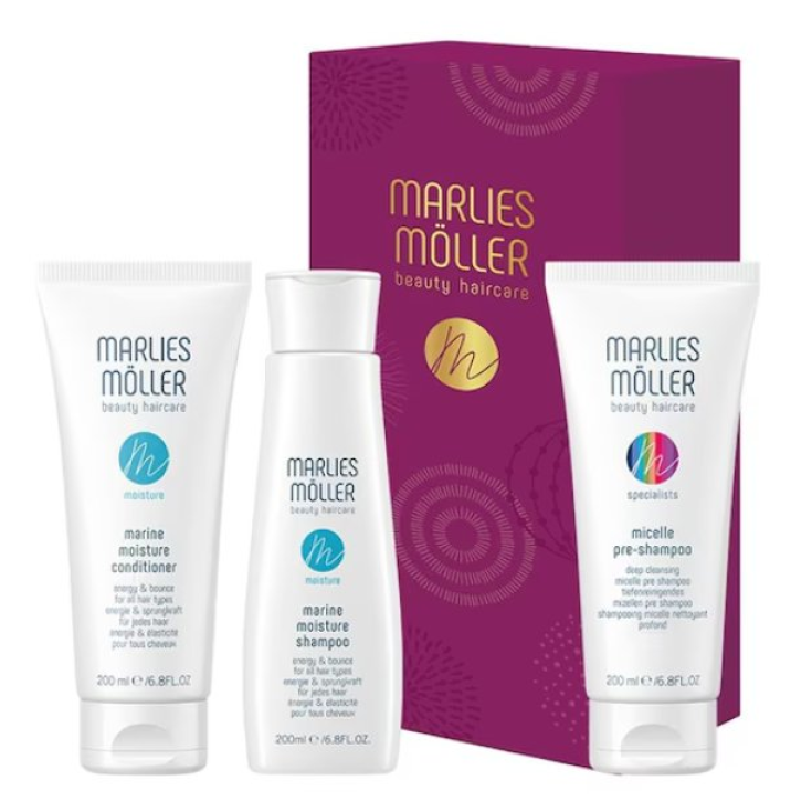 Marlies Moller Marine Moisture Shampoo 100ml Set 3 Parts 2018