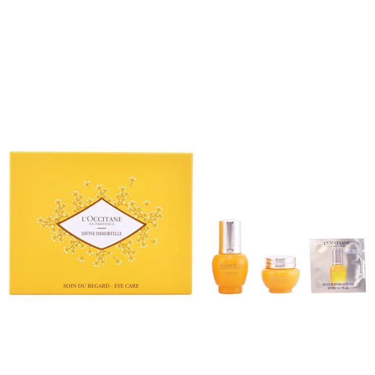 L'Occitane Divine Inmortelle Eyes Cream 15ml Set 3 Parts 2017