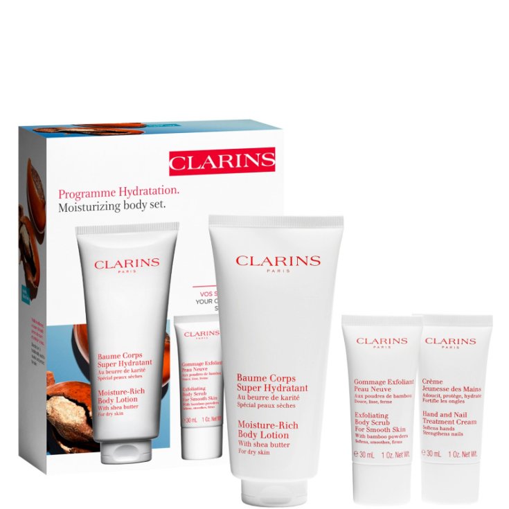 Clarins Super Moisturizing Body Cream 200ml Set 3 Parts 2018