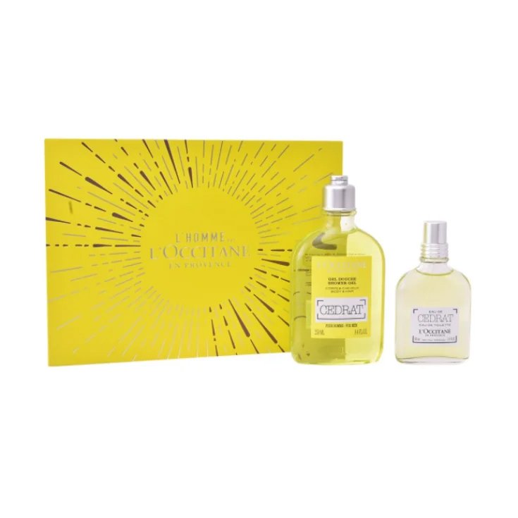 Loccitane Eau De Cedrat Eau De Toilette 50ml Set 2 Parts 2018