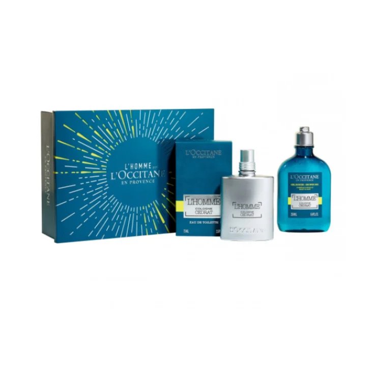 Loccitane Cedrat Eau De Toilette Spray 75ml Set 2 Parts 2018