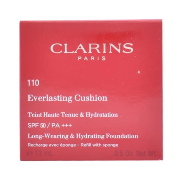 Clarins Everlasting Cushion Foundation Spf50 110 Honey Recharge 13ml