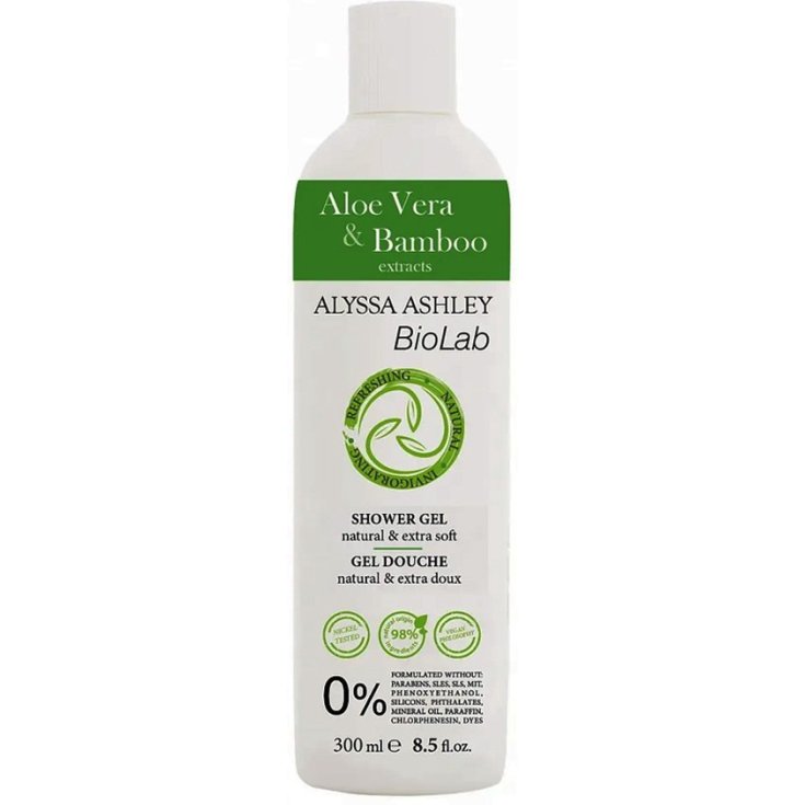 Alyssa Ashley Biolab Aloe Vera And Bamboo Shower Gel 300ml