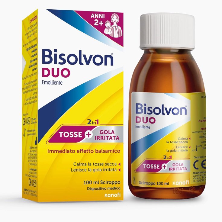 Bisolvon Duo Emollient Syrup 100ml