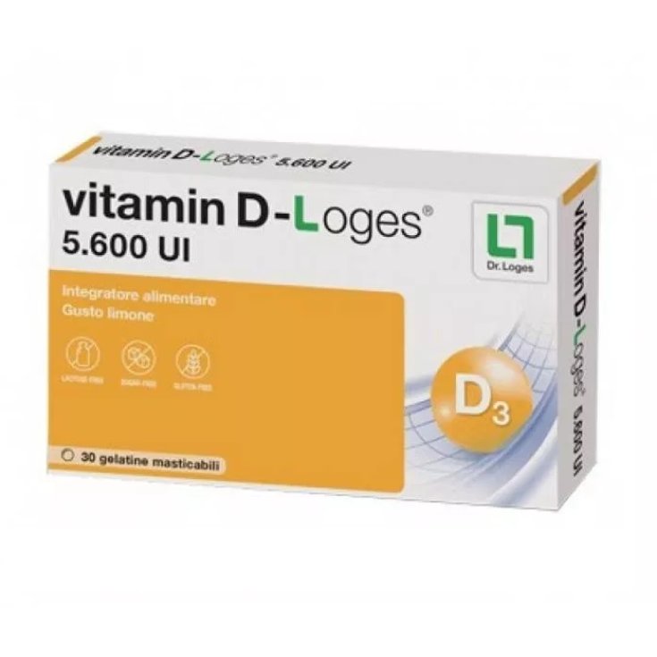 Biofarmex Vitamin D-Loges Food Supplement 30 Chewable Jellies