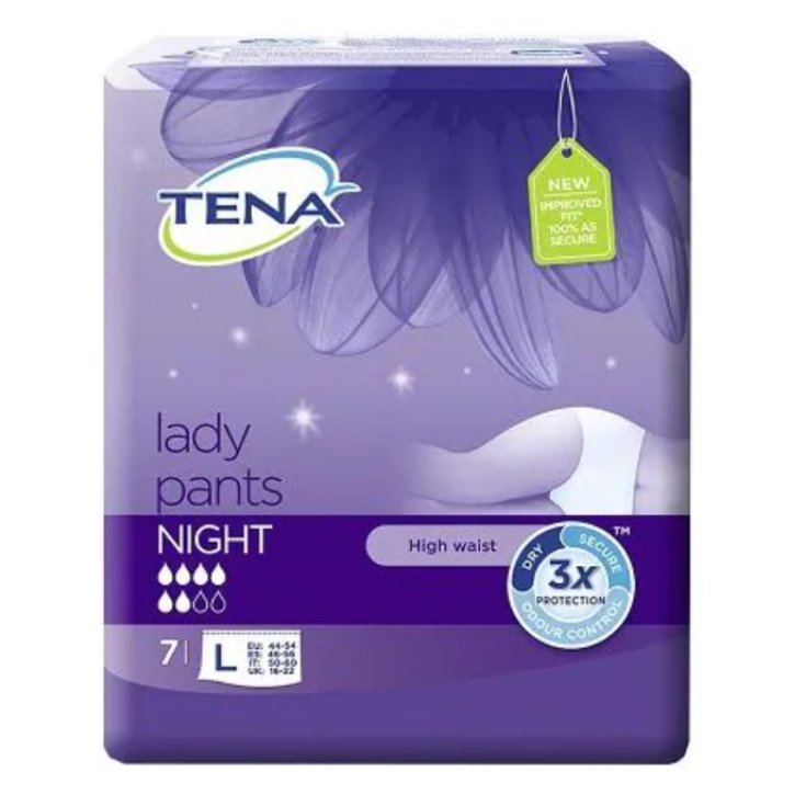 Tena Lady Pants Night L 7 Pieces