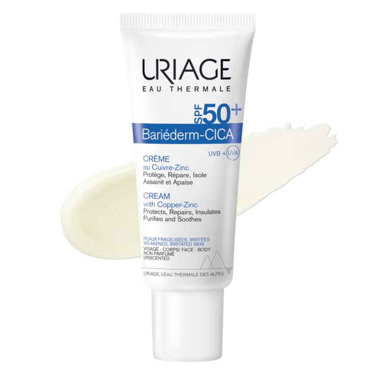 Bariéderm Cica-Cream Spf50 + With Cu-Zn Uriage 40ml
