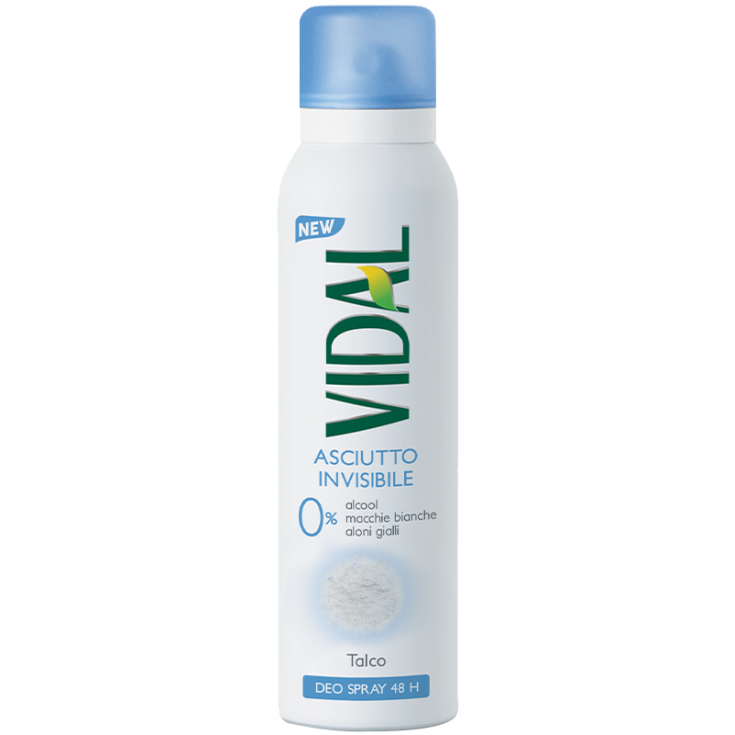 Vidal Talc Spray Deodorant 150ml