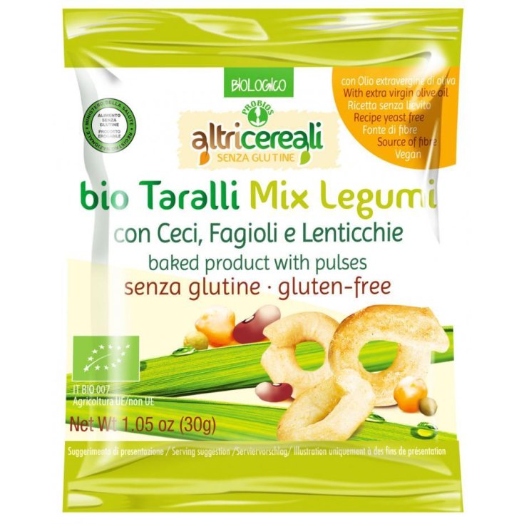 Other Cereals Taralli Mix Legumes Probios 30g