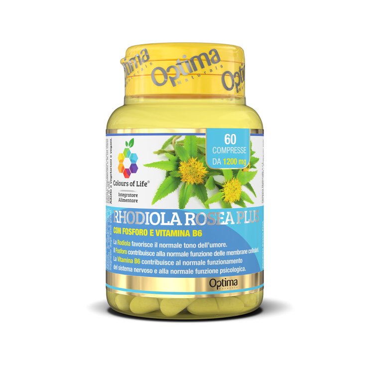 Rhodiola Roseae Plus Colors Of Life® Optima Naturals 60 Tablets