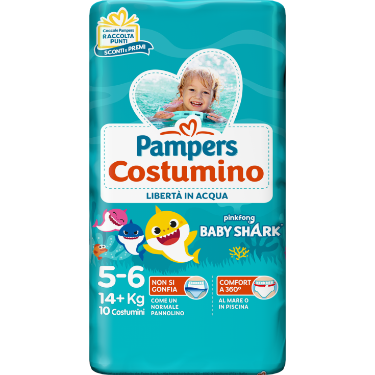 Pampers The Swimsuit Size 5+ (15 + kg) 10 Swimsuits