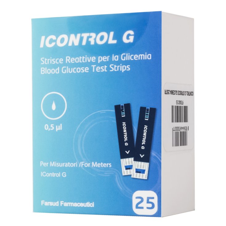 Farsud Farmaceutici Icontrol G Glycemic Strips 25 Strips