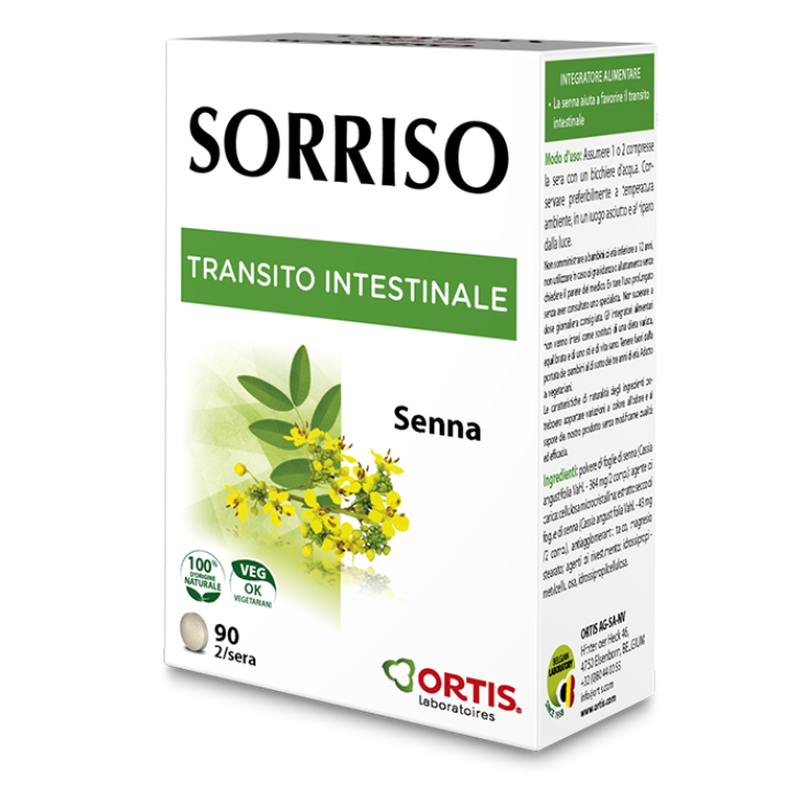 Ortis Sorriso Intestinal Transit 90 Tablets