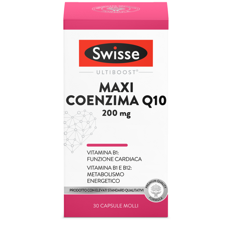 Swisse Maxi Coenzyme Q10 Food Supplement 30 Capsules